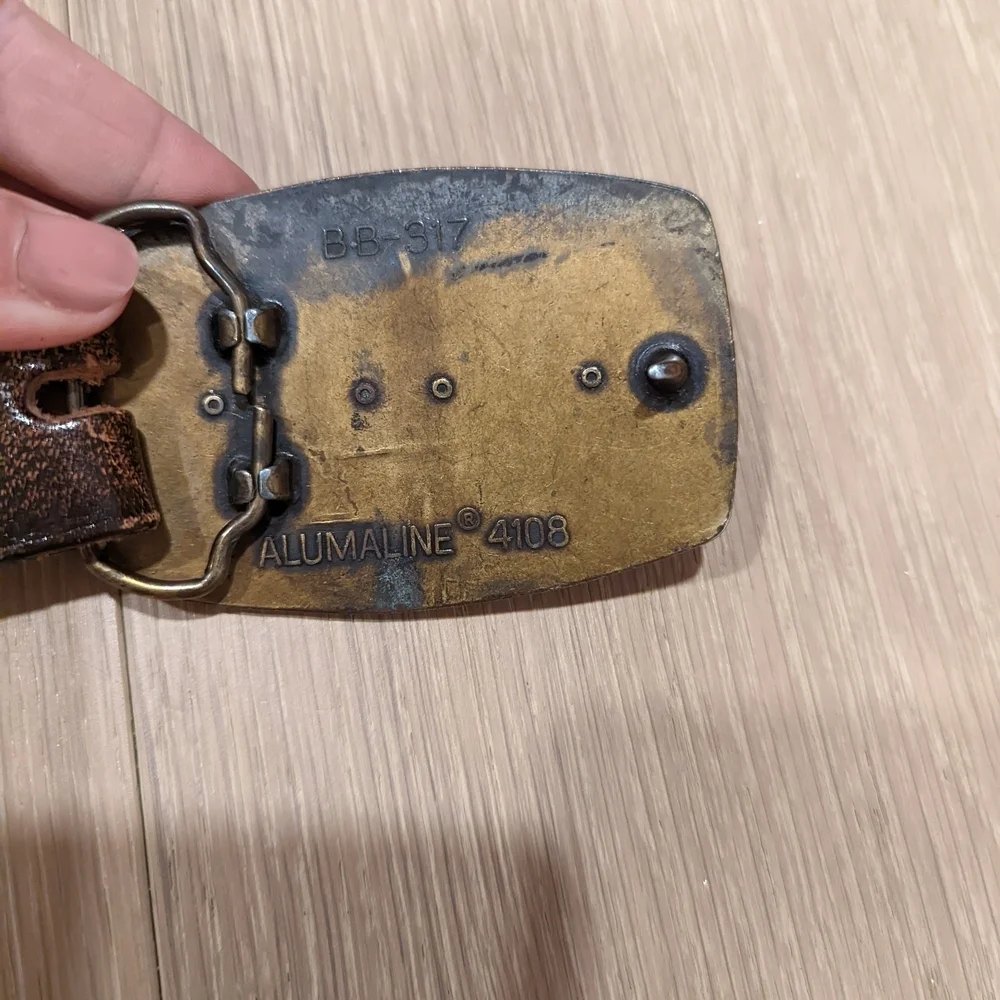 Brown Leather Ford Trucks Belt